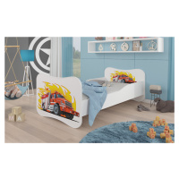 Dětská postel s obrázky - čelo Gonzalo Rozměr: 160 x 80 cm, Obrázek: Hasiči