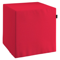 Dekoria Náhradní potah na sedák -kostka pevná, červená, kostka 40 x 40 x 40 cm, Quadro, 136-19