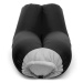Blumfeldt Airlounge, nafukovací sedačka, 90 x 80 x 150 cm, batoh, pratelná, polyester, černá