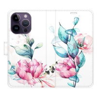 iSaprio flip pouzdro Beautiful Flower pro iPhone 14 Pro