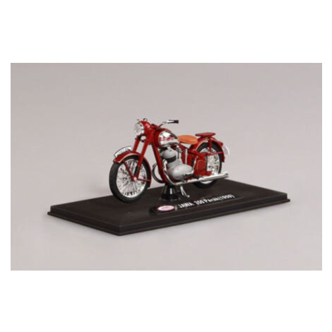 ABREX JAWA 350 Pérák (1950) 1:18 - tmavě červená