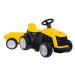 HračkyZaDobréKačky Elektrický traktor s přívěsem TR1908 žlutý