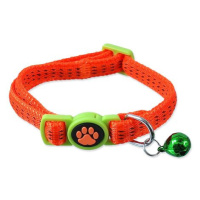 Obojek MAGIC CAT Nylon oranžový XS 1 ks