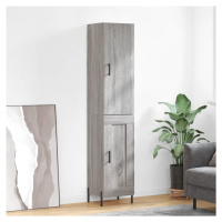 vidaXL Skříň highboard šedá sonoma 34,5 x 34 x 180 cm kompozitní dřevo