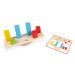 Dřevěná hračka váhy a závaží s předlohami série Montessori Janod Varianta: Dřevěná hračka váhy a