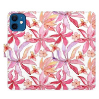 iSaprio flip pouzdro Flower Pattern 10 pro iPhone 12 mini