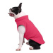 Fleece mikina pro psa s poutkem růžová