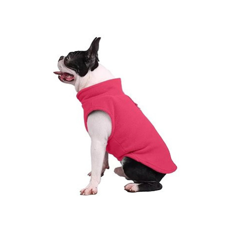 Fleece mikina pro psa s poutkem růžová SURTEP