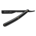 Barber Line Black Razor Plastic Handle 06435 - břitva na vyměnitelné žiletky, poloviční čepel