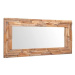 Dekorativní zrcadlo teak 120 x 60 cm obdélníkové