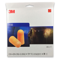 3M™ 1100 Pěnové Špunty do uší 200 párů