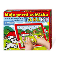 Tablet farma pro nejmenší Moje první zvířátka 24x19x1,5cm na baterie v krabičce MPZ