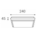 LED2 QUADO L, A STROPNÍ ANTRACITOVÉ IP54 5130934