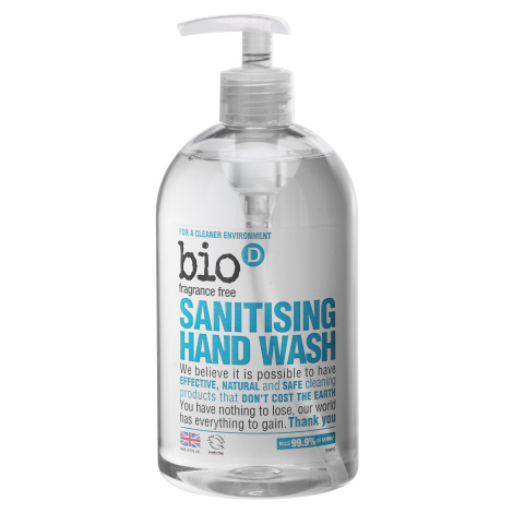 Bio d Tekuté dezinfekční mýdlo na ruce bez vůně 500 ml Bio-D