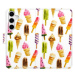 iSaprio flip pouzdro Ice Cream Pattern pro Samsung Galaxy S24