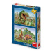 Dino SOUBOJ DINOSAURŮ 2x48 Puzzle