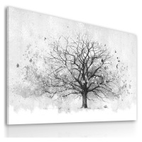 Obraz na plátně WOOD COLOR P různé rozměry Ludesign ludesign obrazy: 80x60 cm