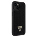 Zadní kryt Guess Rhinestones Triangle Metal Logo pro Apple iPhone 13, black