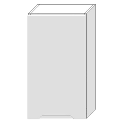 Kuchyňská skříňka Zoya W40 Pl bílý puntík/bílá BAUMAX