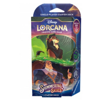 Disney lorcana shimmering skies - emerald / steel starter deck