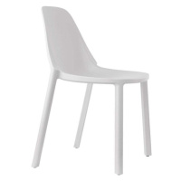 Plastová jídelní židle Pera bílá