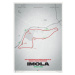 Umělecký tisk Imola Circuit – Track Evolution – Autodromo Internazionale Enzo e Dino Ferrari, Au