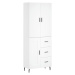 vidaXL Skříň highboard bílá 69,5 x 34 x 180 cm kompozitní dřevo