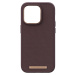 NJORD Genuine Leather Case iPhone 14 Pro Dark Brown