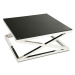 DekorStyle Konferenční stolek Saliba Silver Black