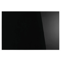 magnetoplan Designová magnetická skleněná tabule, š x v 1500 x 1000 mm, barva černá