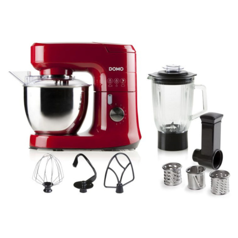 Kuchyňský robot s mixérem - červený - DOMO DO9145KR DOMO-ELEKTRO