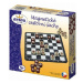 Detoa Magnetické cestovní šachy dřevo společenská hra v krabici 20x20x4cm