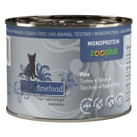 Catz finefood Monoprotein zooplus 6 x 200 g - krůtí