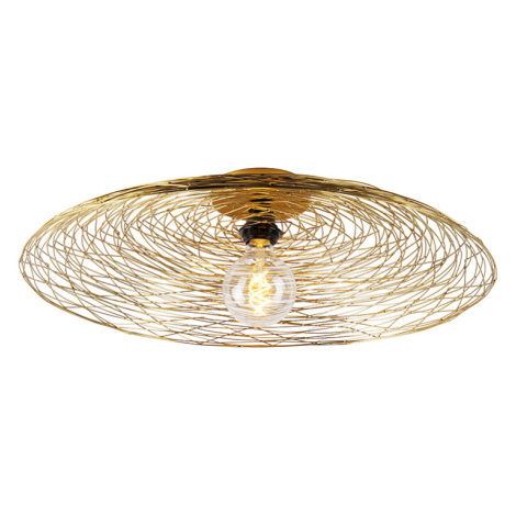 Orientální stropní lampa zlatá 60 cm - Glan QAZQA