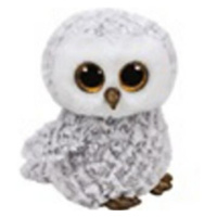 TY Meteor Beanie Boos OWLETTE - bílá sova 15 cm