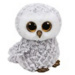 TY Meteor Beanie Boos OWLETTE - bílá sova 15 cm