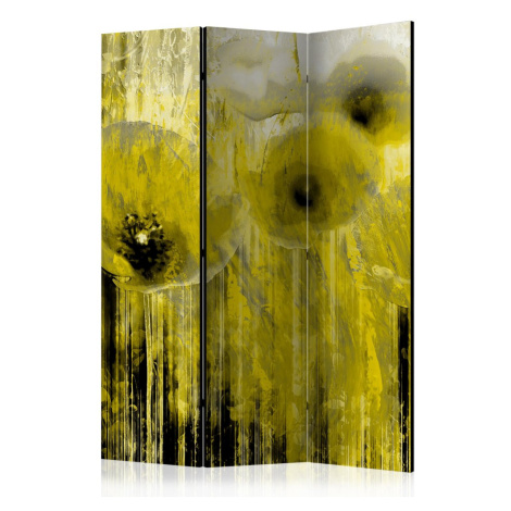 Paraván Yellow madness Dekorhome 225x172 cm (5-dílný)