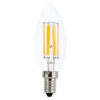Orion LED žárovka-svíčka E14 4,5W C35 filament 827