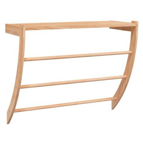 vidaXL Police na ručníky 60 x 25,5 x 49 cm masivní ořechové dřevo