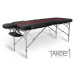 Skládací masážní stůl TANDEM Profi A2D Duo Barva: černo-červená