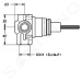 Hansa 02850100 - Montážní těleso pro vícecestný přepínací ventil pod omítku DN20