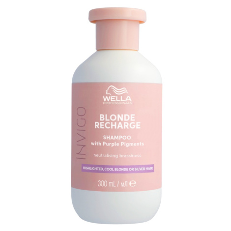 Wella Professionals Invigo Blonde Recharge šampon neutralizující žluté tóny 300 ml