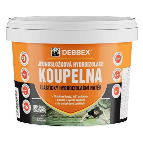 Hydroizolace KOUPELNA DEBBEX hnědá 2,5kg