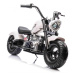 Mamido Dětská elektrická motorka Chopper Warrior 36V bílá