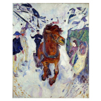 Obrazová reprodukce Horse Gallop, Munch, Edvard, 30 × 40 cm