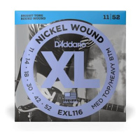 Daddario EXL116 Medium Top/Heavy Bottom - .011 - .052