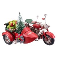 Kovová vánoční figurka Motorcycle with Sidecar – Casa Selección