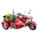 Kovová vánoční figurka Motorcycle with Sidecar – Casa Selección