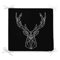 Podsedák s příměsí bavlny Minimalist Cushion Covers Geometric Reindeer, 42 x 42 cm