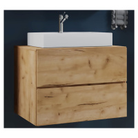 VCM 2dílná umyvadlová skříňka Lendas S 80 cm, dub medový